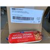 Image 2 : Case of Frozen Maple Leaf Ground Pork Sausage (12 x 500g)