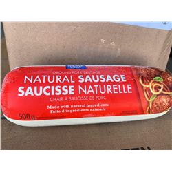 Case of Frozen Maple Leaf Ground Pork Sausage (12 x 500g)