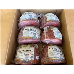 Case of Frozen Smoked Half Ham (6 x 700g)