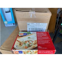 Case of Frozen M&M Deep Dish Chicken Pies (12 x 907g)