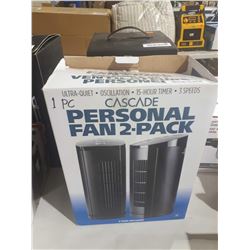 Cascade Personal 3-Speed Desk Fan