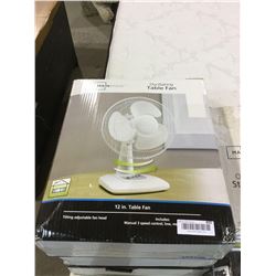 Mainstays 12" Oscillating Table Fan