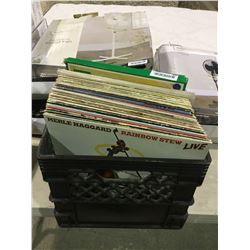 Crate of Misc. Vinyl