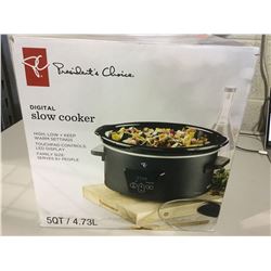 Presidents Choice Digital Slow Cooker 5QT