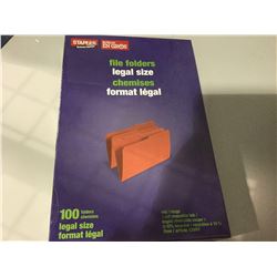 Legal Size File Folders (100 ct)