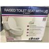Image 1 : Drive Raised Toilet Seat with Lid 6inchHeight