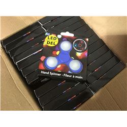 Case of LED Light Up Hand Spinners (24 Ct)