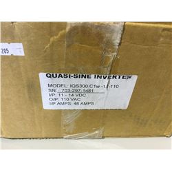 Quasi-Sine Inverter Model No. IQS300 C1w-12-110 (48 amps)