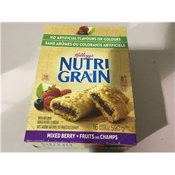 Lot of Kellogg's Mixed Berry Nutri Grain Bars (16 x 37g)