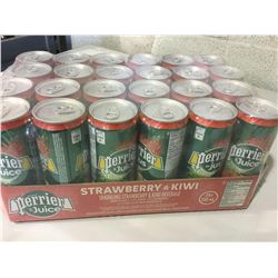 Case of Perrier Strawberry & Kiwi Sparkling Beverage (24 x 330ml)