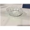 Image 2 : Bohemia Crystal Ashtray, Flower Bud Holder and Candlestick Holder