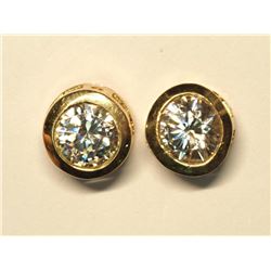 14K Cubic Zirconia Earrings. Retail $600