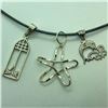 Image 1 : Sterling Silver 3 Different Pendant (~weight 4.7g), Suggested Retail Value $200 (Estimated Selling P