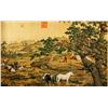 Image 1 : Lang Shining 1688-1766 Chinese Print Horse Scroll