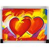Image 2 : Peter Max German Pop Oil on Paper W Gallery