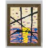 Image 2 : German Pop Oil on Canvas Signed S. Polke '89