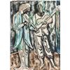 Image 1 : Vytautas Kasiulis Lithuanian Expressionist Gouache