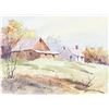 Image 1 : Edward Garbely 1908-1999 US Watercolor Landscape