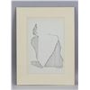 Image 2 : Agnes Martin American-Canadian Abstract Ink Paper