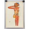 Image 2 : Egon Schiele Austrian Expressionist Mixed Nude