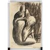 Image 2 : Henry Moore British Abstract Charcoal on Paper