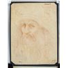 Image 2 : Signed Leonardo Italian Self Portrait Sketch