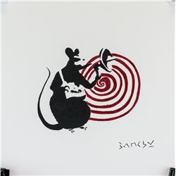 Bansky British Pop Art Ink on Paper