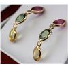 Image 3 : 3.60ct Assorted Gem Earrings CRV $3500