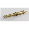 Image 4 : Brass Canon Form Smoke Pipe