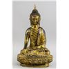 Image 1 : Chinese Ming Style Gilt Bronze Shakyamuni Buddha