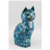 Image 5 : Pair of Chinese Bronze Cloisonne Cat