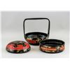 Image 2 : Chinese Wood Lacquer Two Layer Box with Lid