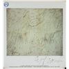 Image 1 : Cy Twombly Signature on Single Leaf Magazine Page