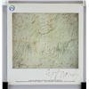 Image 2 : Cy Twombly Signature on Single Leaf Magazine Page