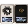 Image 2 : 1792-2017 Half Disme 1/10 oz. Gold & 1oz. Silver Medals NGC PF70 W/ Moy Signatur