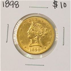 1898 $10 Liberty Head Eagle Gold Coin