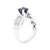 Image 4 : 18KT White Gold 3.30 ctw Sapphire and Diamond Ring