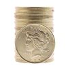 Image 1 : Roll of (20) Brilliant Uncirculated 1922 $1 Peace Silver Dollar Coins