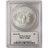 Image 2 : 2014-W $1 American Silver Eagle Coin PCGS MS70 Mercanti Signature