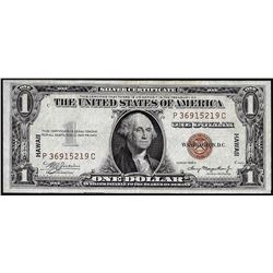 1935A $1 Hawaii WWII Emergency Issue Silver Certificate Note