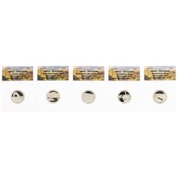 Lot of (5) 2014-S Proof Silver America Beautiful Quarter Coins ANACS PR70 DCAM