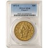 Image 1 : 1873-S Closed 3 $20 Liberty Head Double Eagle Gold Coin PCGS XF40