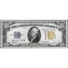 Image 1 : 1934A $10 North Africa WWII Emergency Issue Silver Certificate Note
