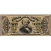 Image 1 : March 3, 1863 Fifty Cents Third Issue Fractional Currency Note