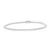 Image 1 : 18KT White Gold 3.00 ctw Diamond Bracelet