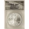 Image 1 : 2008 $1 American Silver Eagle Coin ANACS MS69 First Strike