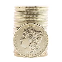 Roll of (20) Brilliant Uncirculated 1886 $1 Morgan Silver Dollar Coins