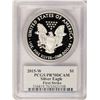 Image 2 : 2015-W $1 Proof American Silver Eagle Coin PCGS PR70DCAM W/Miles Standish Signat