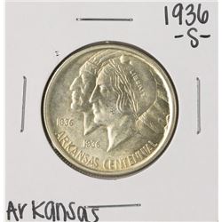 1936-S Arkansas Centennial Commemorative Half Dollar Coin