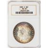 Image 1 : 1880-S $1 Morgan Silver Dollar Coin NGC MS65 Nice Toning